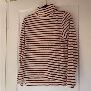 Madewell Striped Turtleneck Long-sleeve